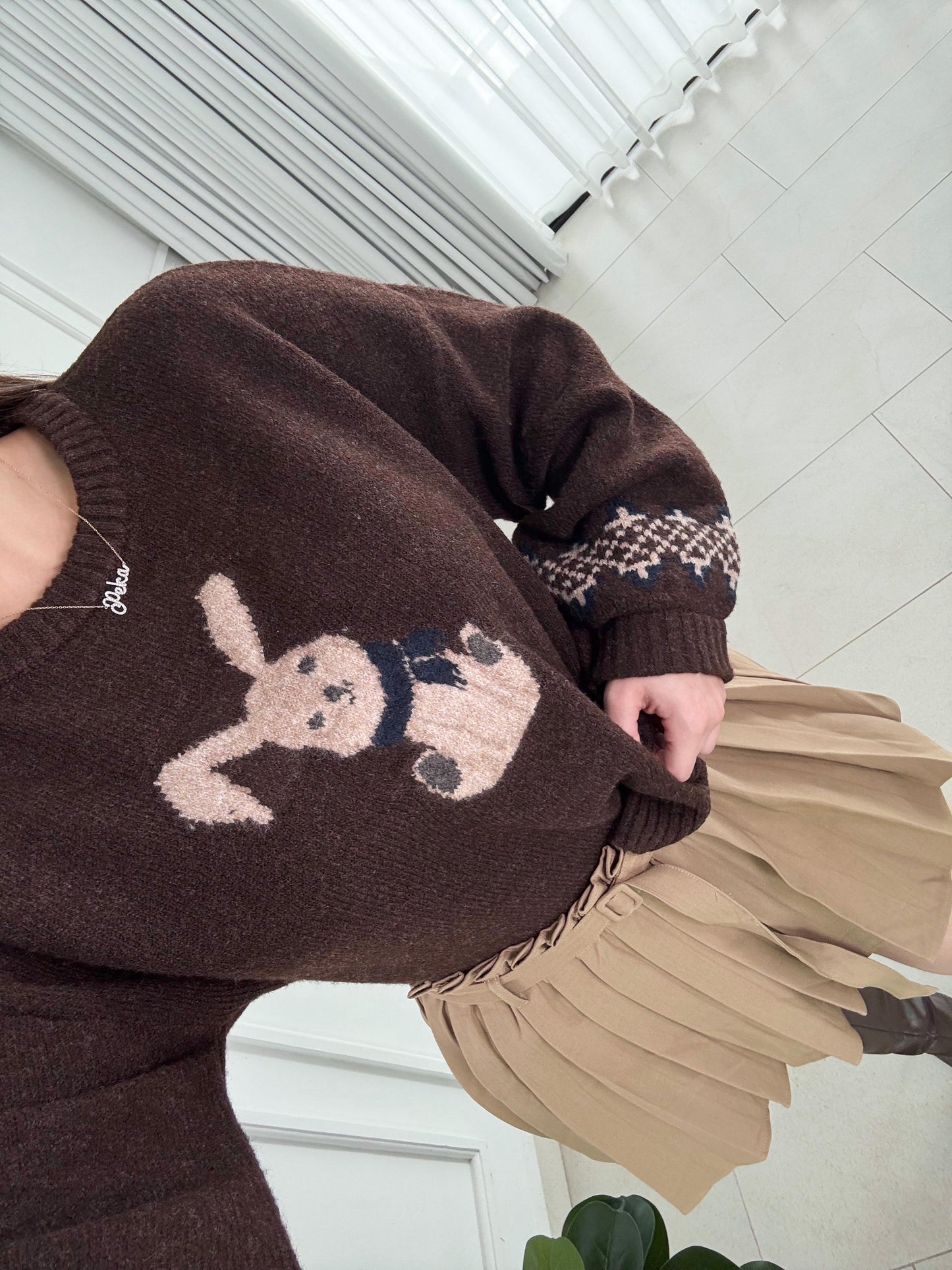Sweater Bunny Brown