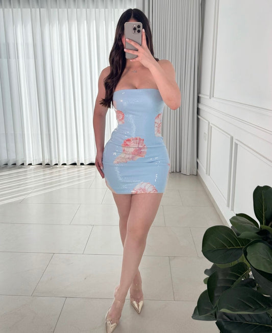 Vestido Shell Aqua