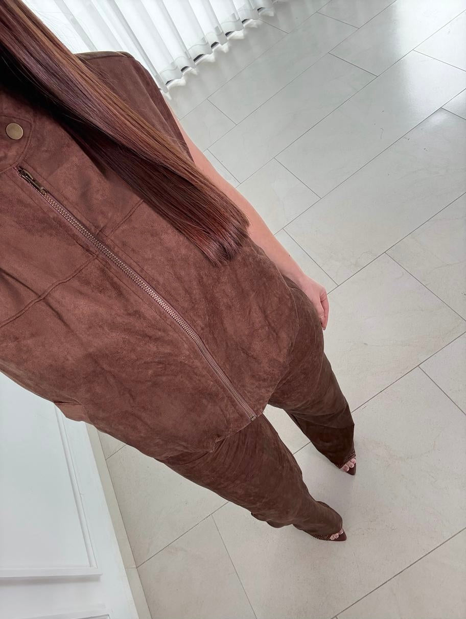 Chaleco Velvet Brown