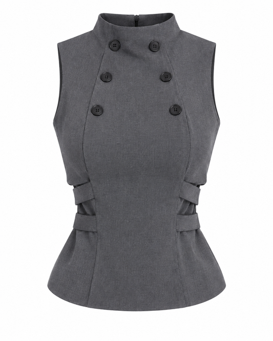 Blusa Voile Gray