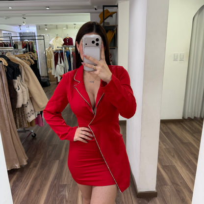 Vestido Blazer Rojo