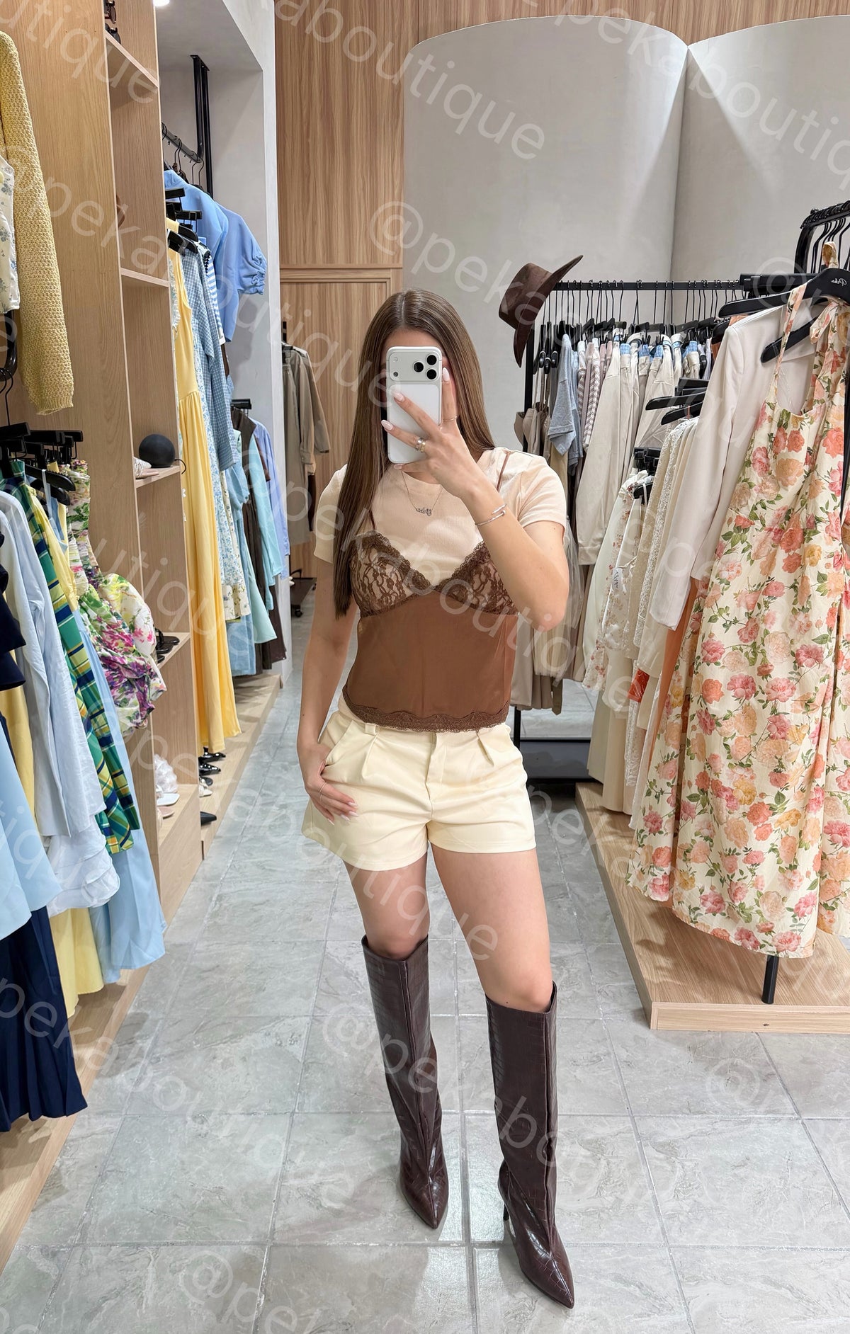 Blusa Hybrid Coffee