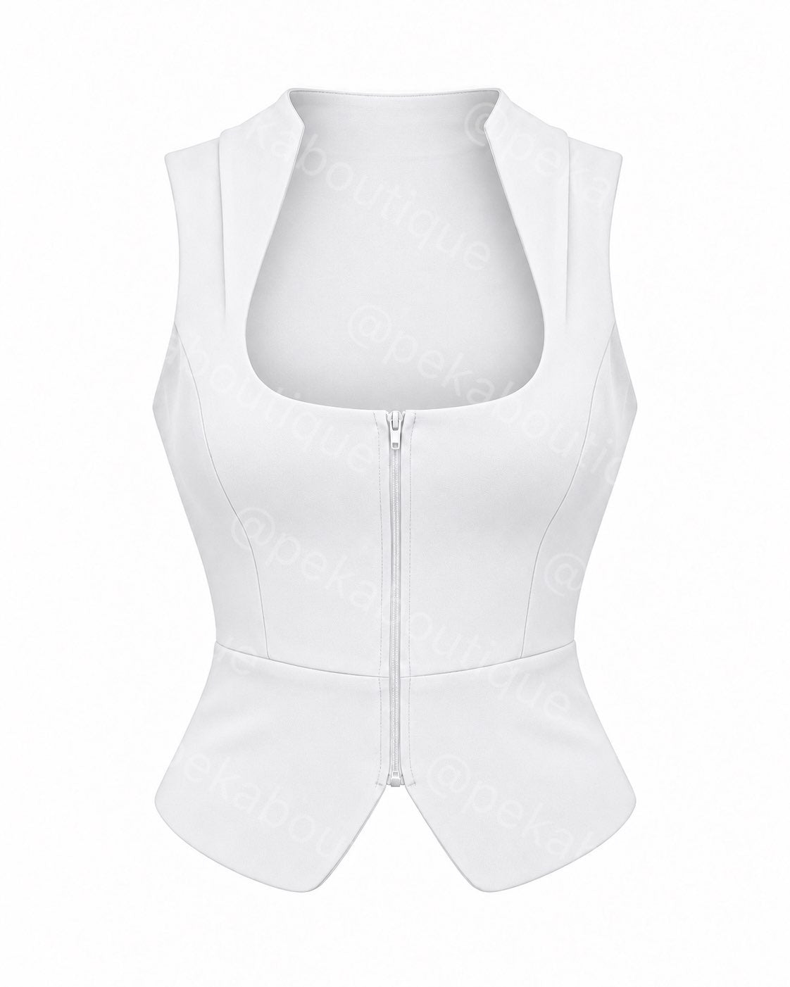 Blusa Keyhole White