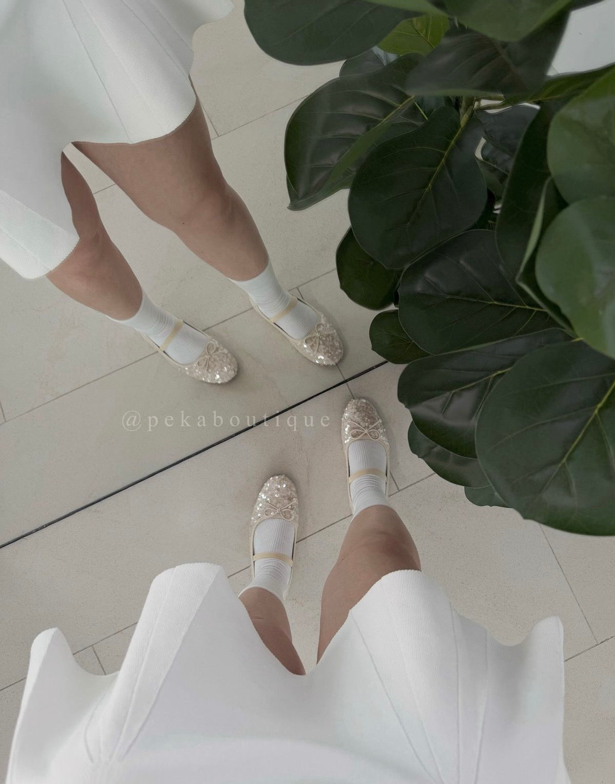 Ballerinas Beige