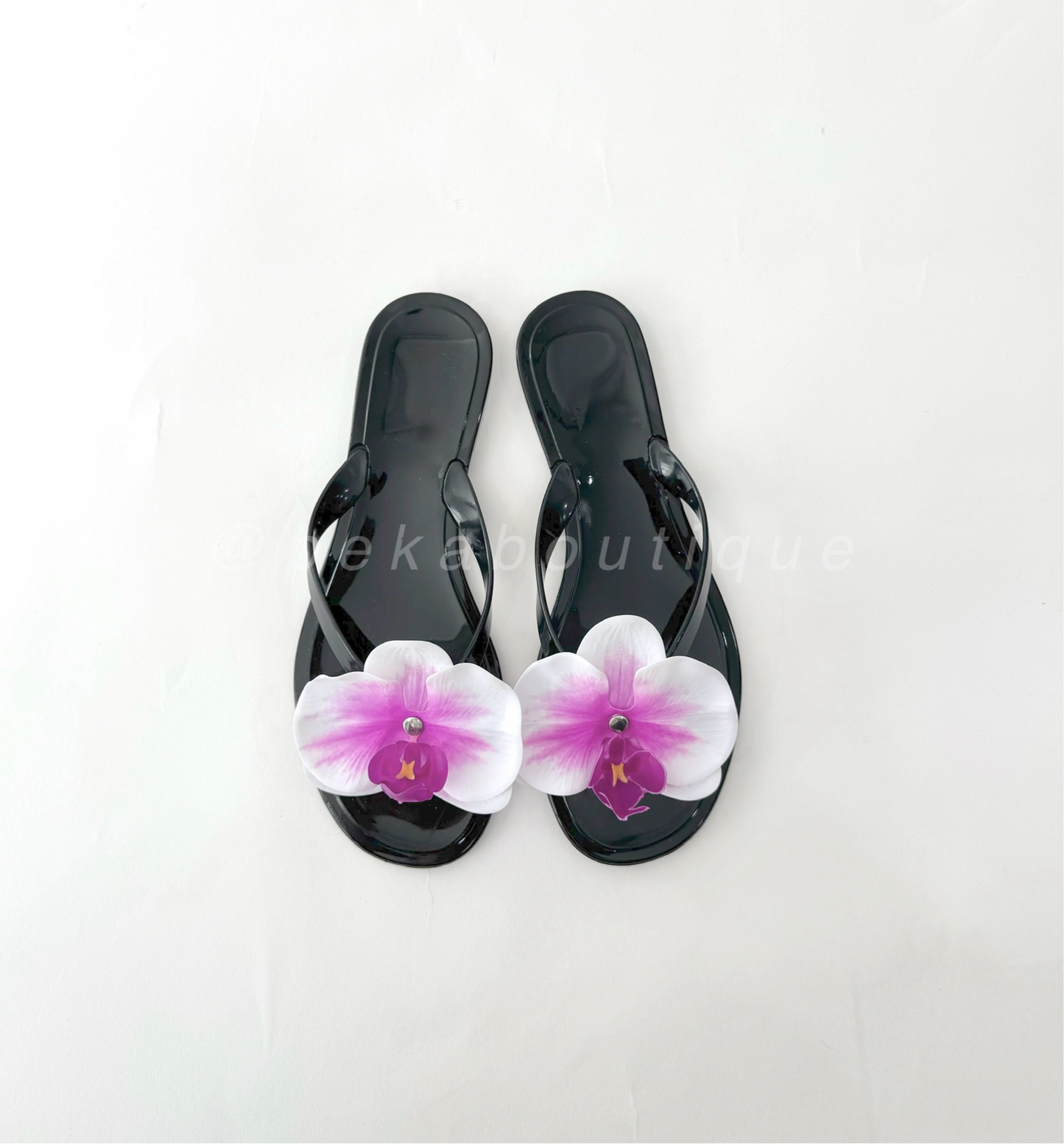 Sandalias Orquídea Negra