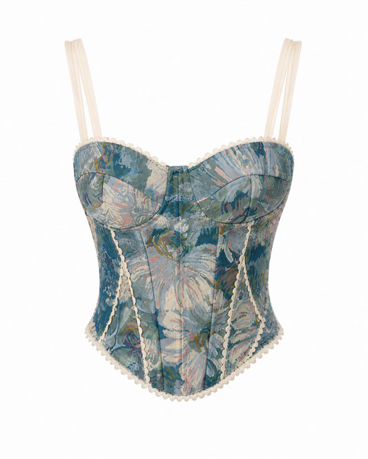 Corsette Louvre Blue