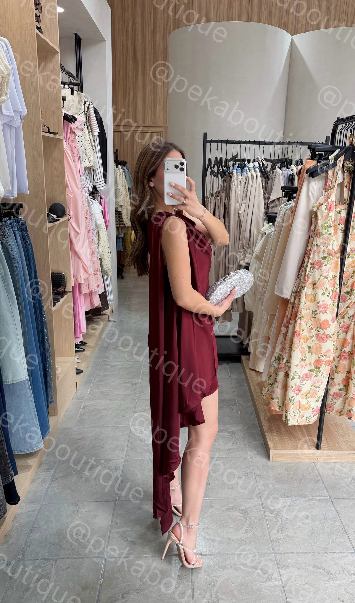 Vestido Veil Burgundy