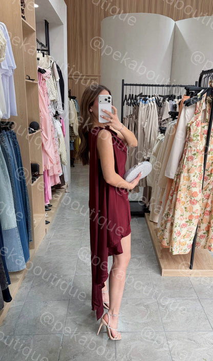 Vestido Veil Burgundy