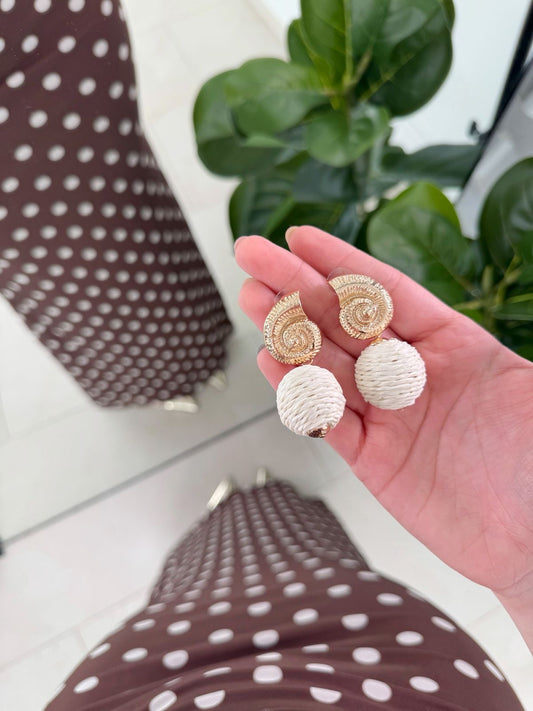 Aretes Raffia