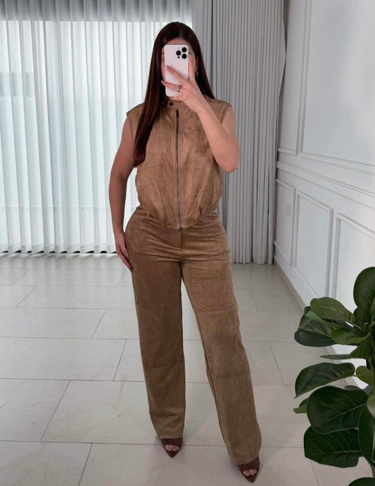 Pantalón Velvet Beige