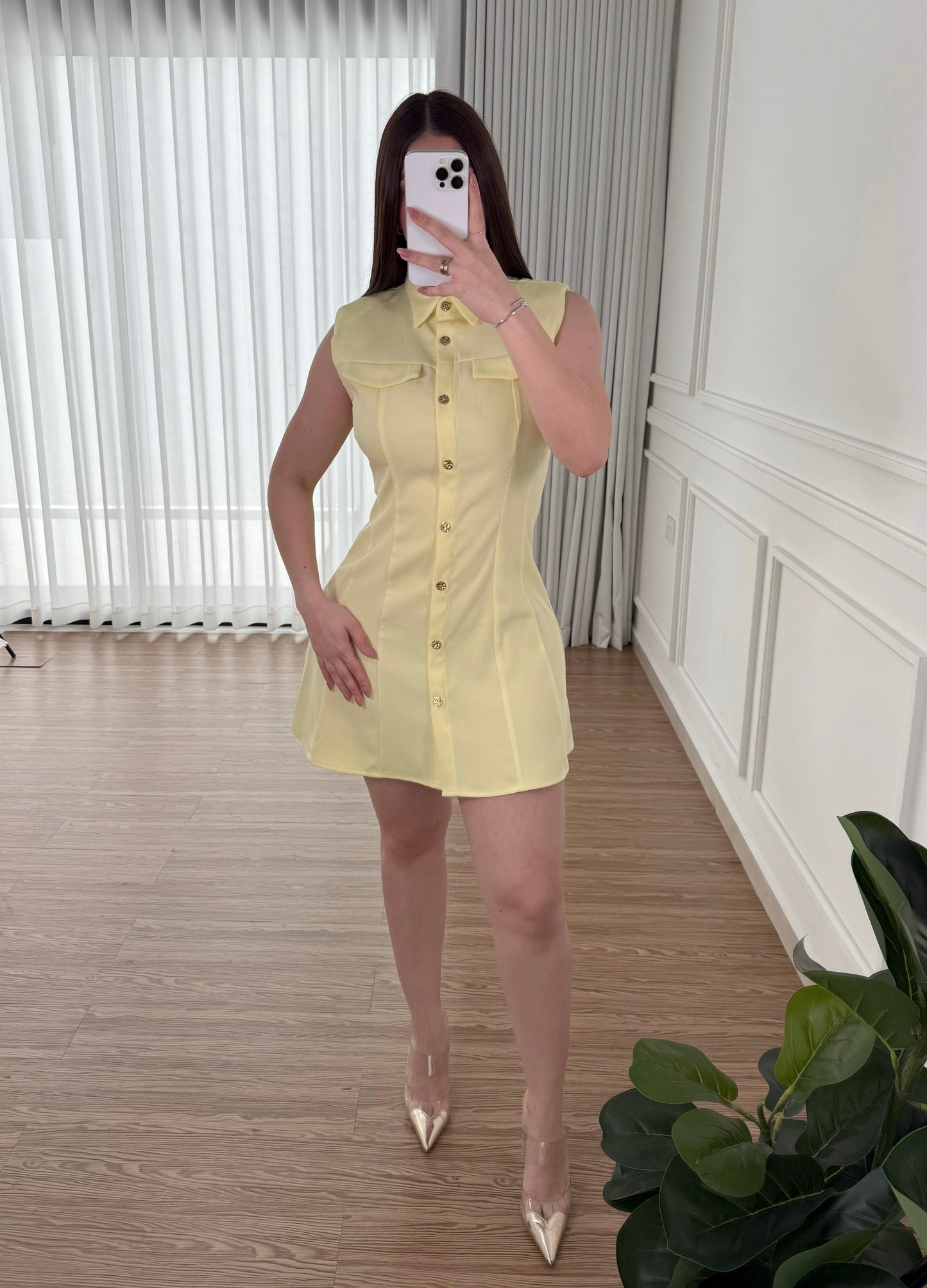 Vestido Tailor Yellow