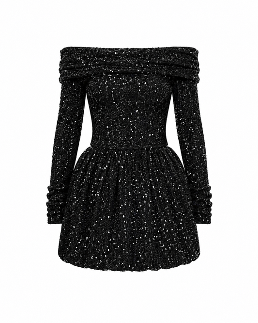 Conjunto Sequin Black