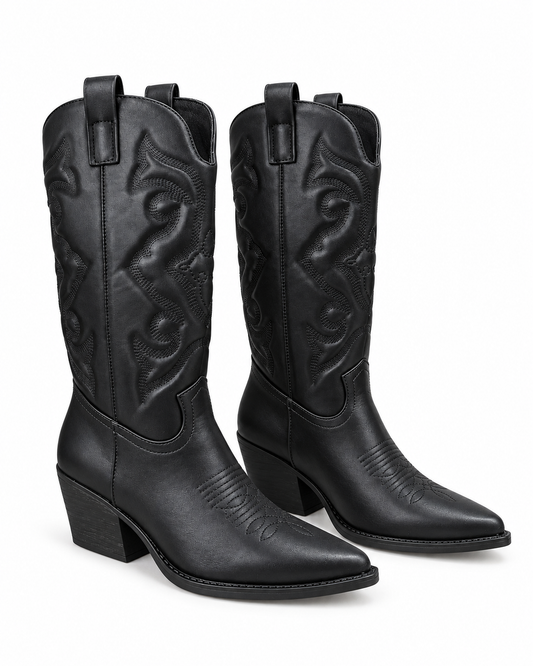 Botas Cowboy Black