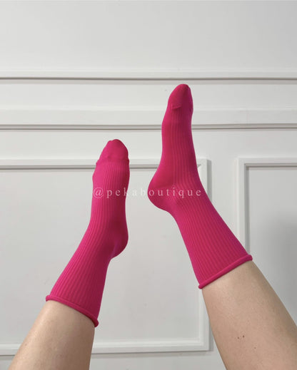 Calcetas Fucsia