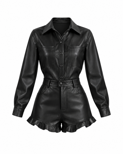 Romper Flutter Black
