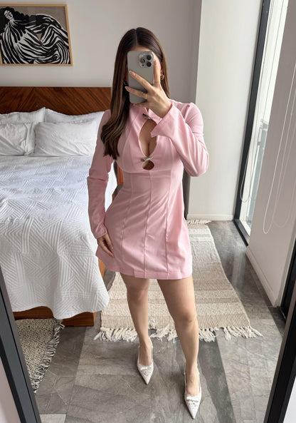 Vestido Slit Pink