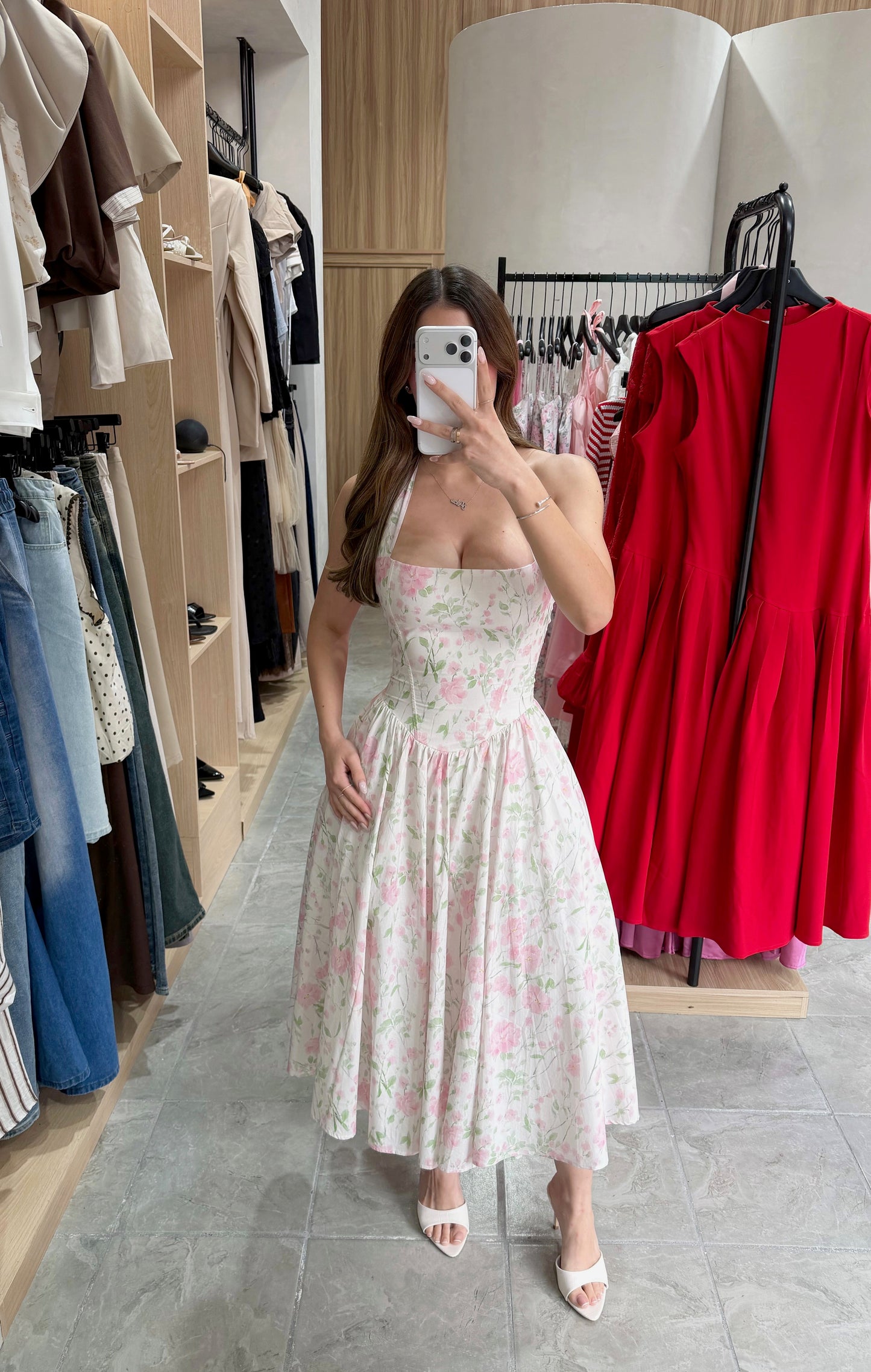 Vestido Floral Pink