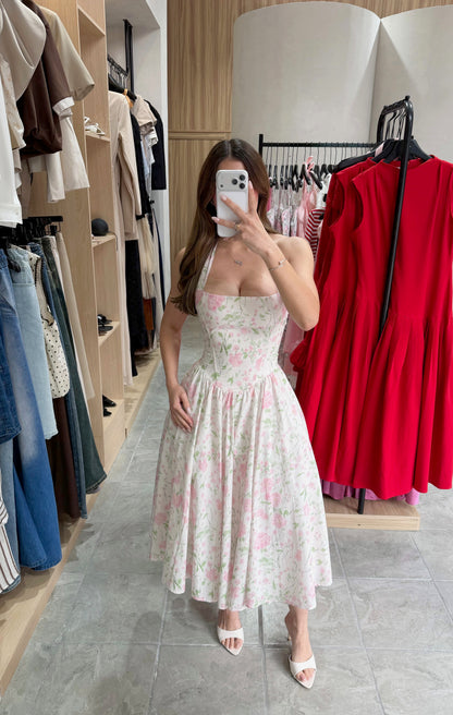 Vestido Floral Pink