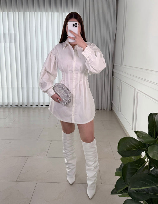 Vestido Jeweled White