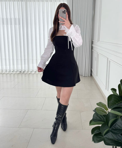 Vestido Sleeves Black