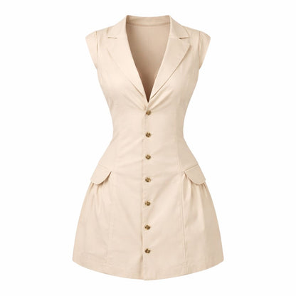 Vestido Pocket Cream