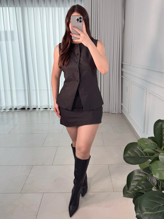 Conjunto Linen Black