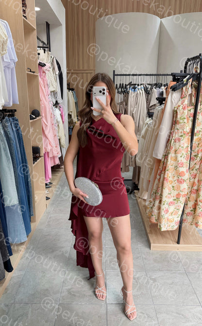 Vestido Veil Burgundy