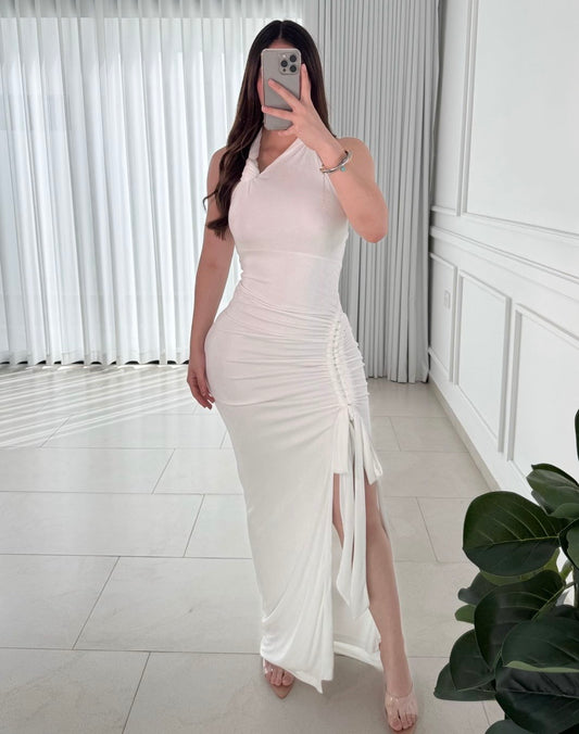 Vestido Grecian White