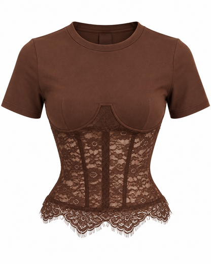 Blusa IIlusion Brown