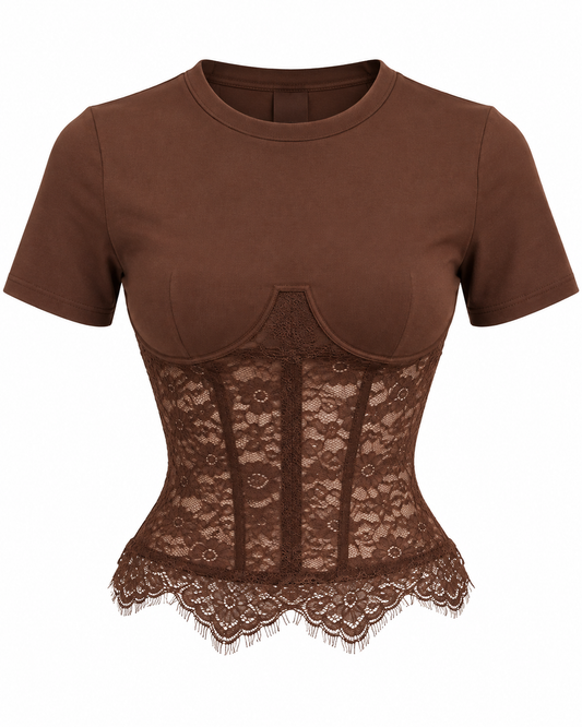 Blusa IIlusion Brown