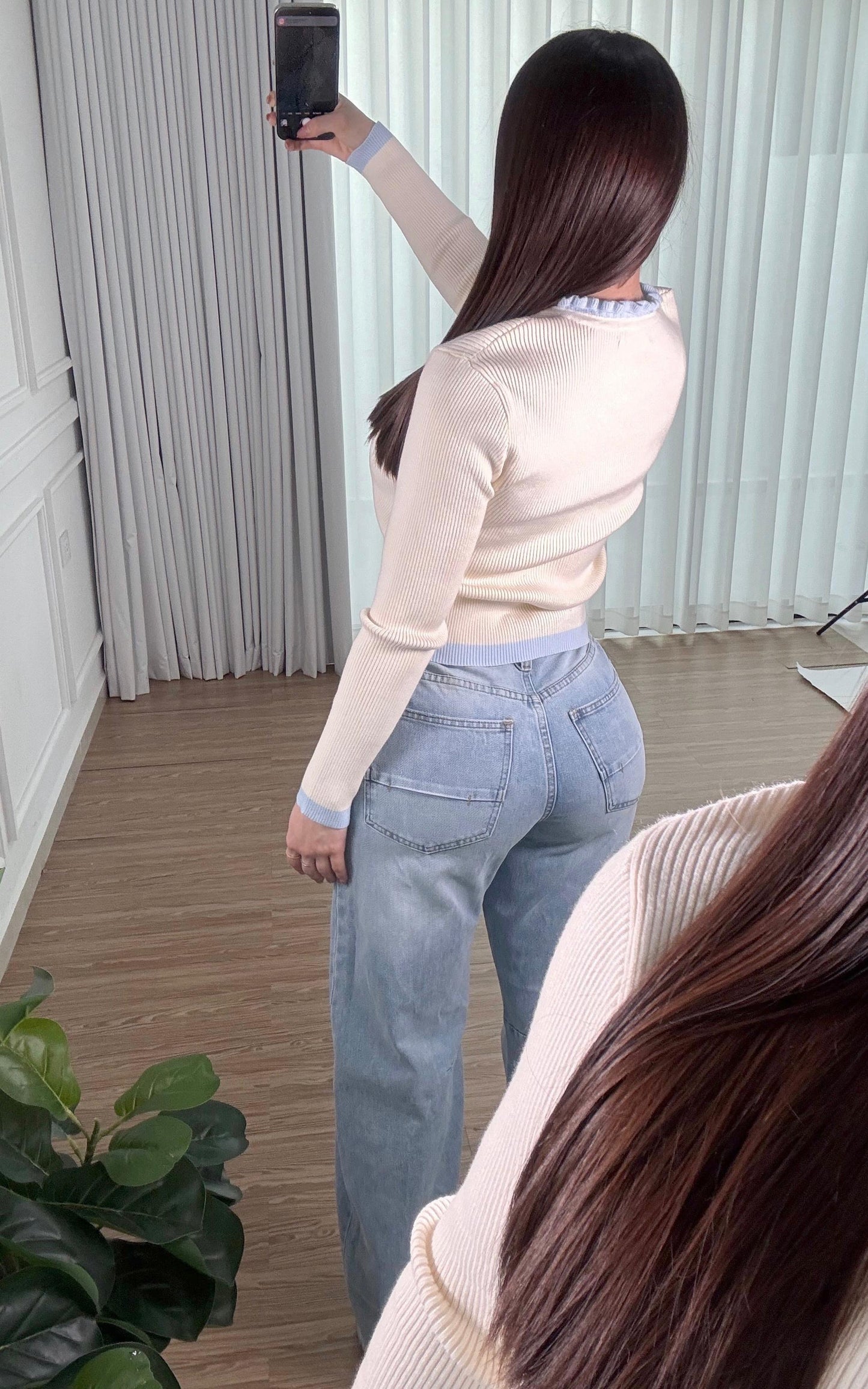 Sweater Ribbed Ivory