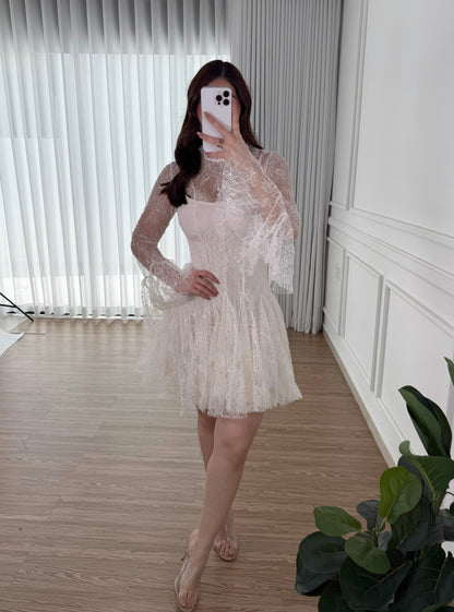 Vestido Victorian Ivory