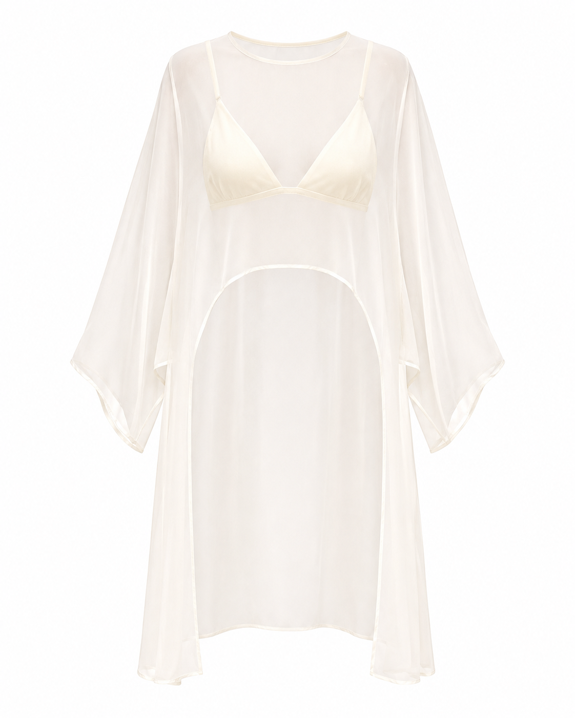 Blusa + Bralette Sheer