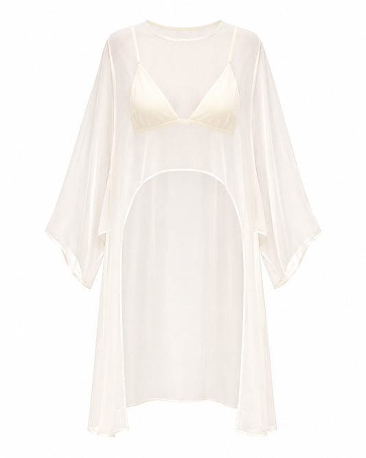 Blusa + Bralette Sheer