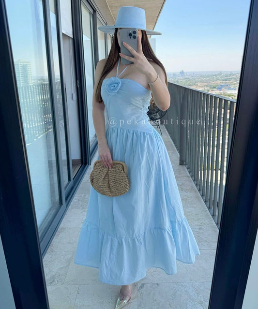 Vestido Blue Rose