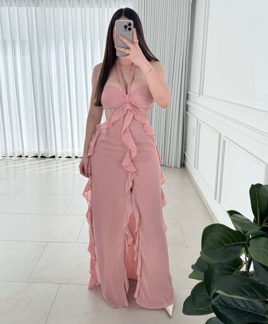 Vestido Flutter Pink