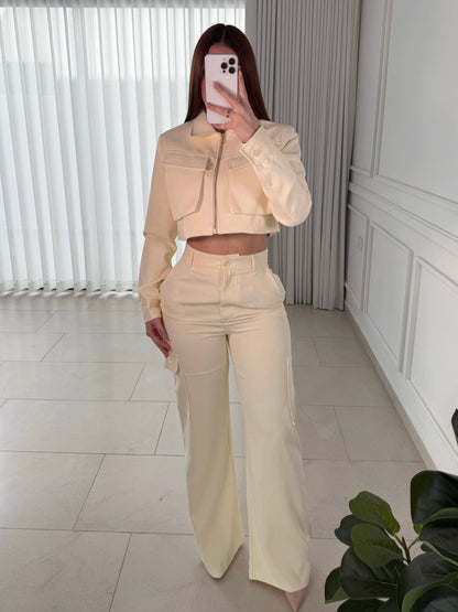 Conjunto Utility Cream