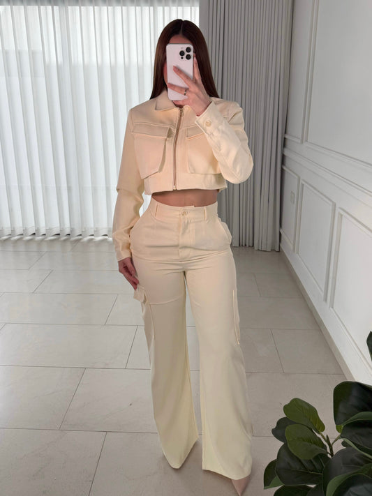 Conjunto Utility Cream