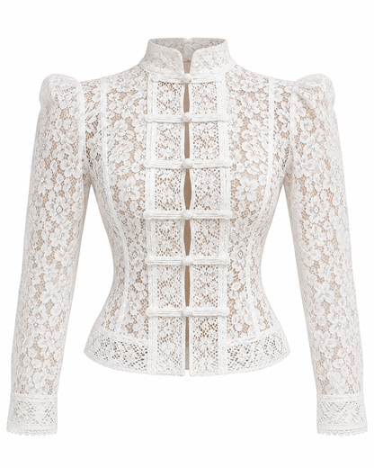 Blusa Qipao White