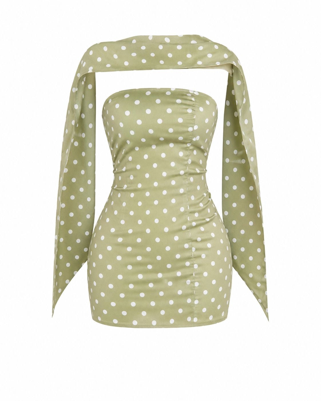 Vestido Polka Green