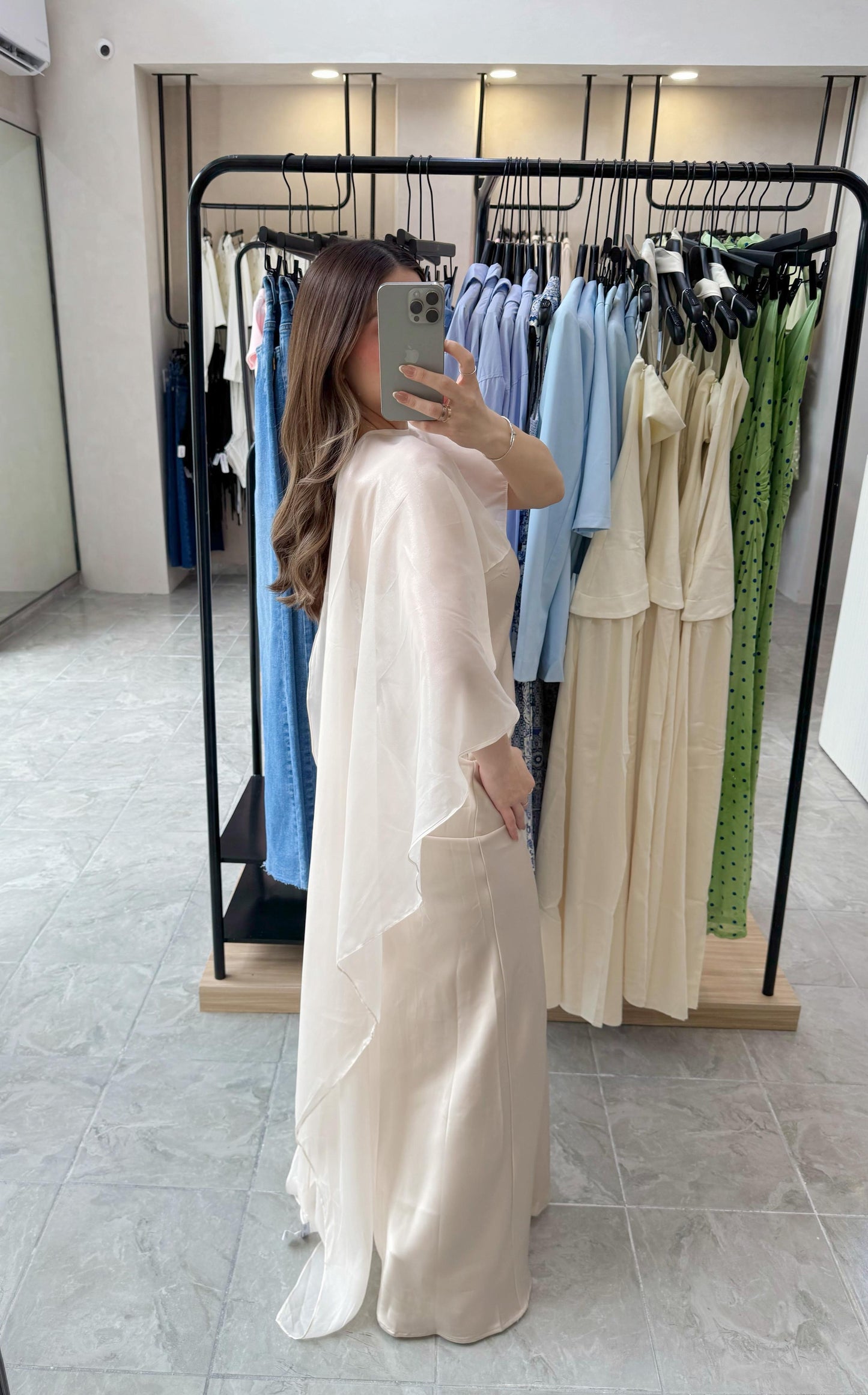 Vestido Majestic Champagne