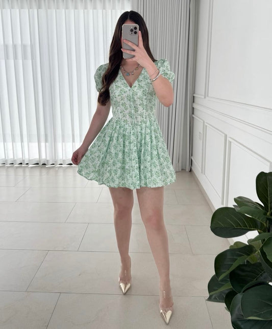 Vestido Floral Green