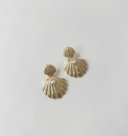 Aretes Golden Shell