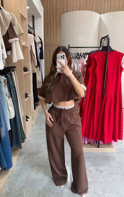 Conjunto Daily Brown