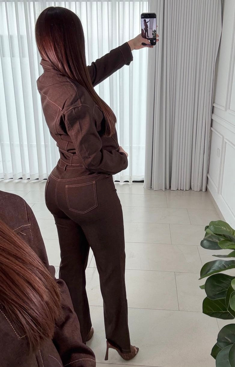 Pantalón Soft Coffee