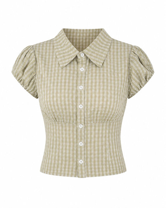 Blusa Check Green