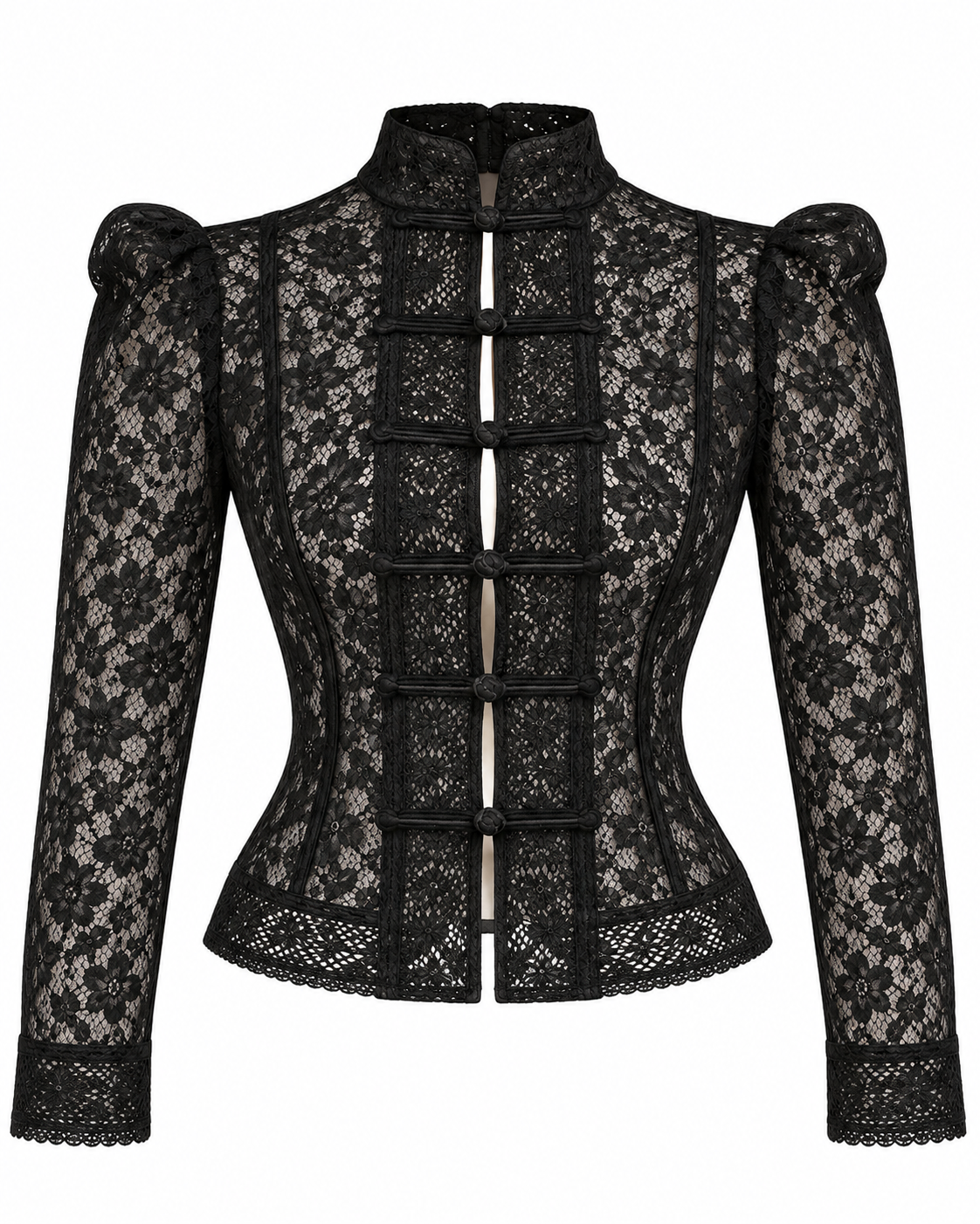 Blusa Qipao Black