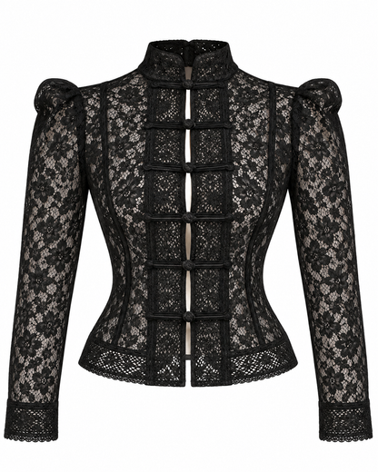 Blusa Qipao Black