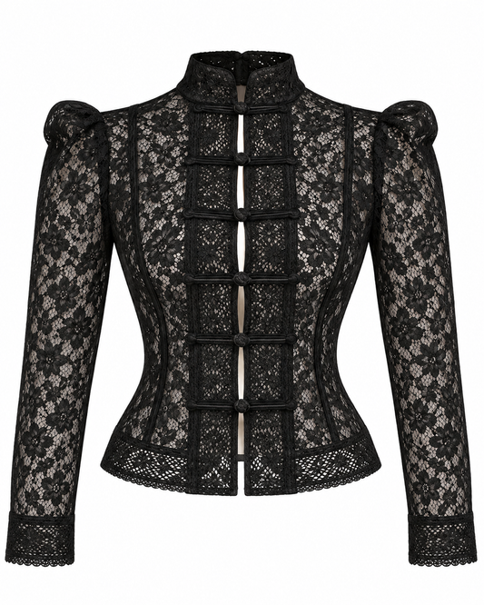 Blusa Qipao Black