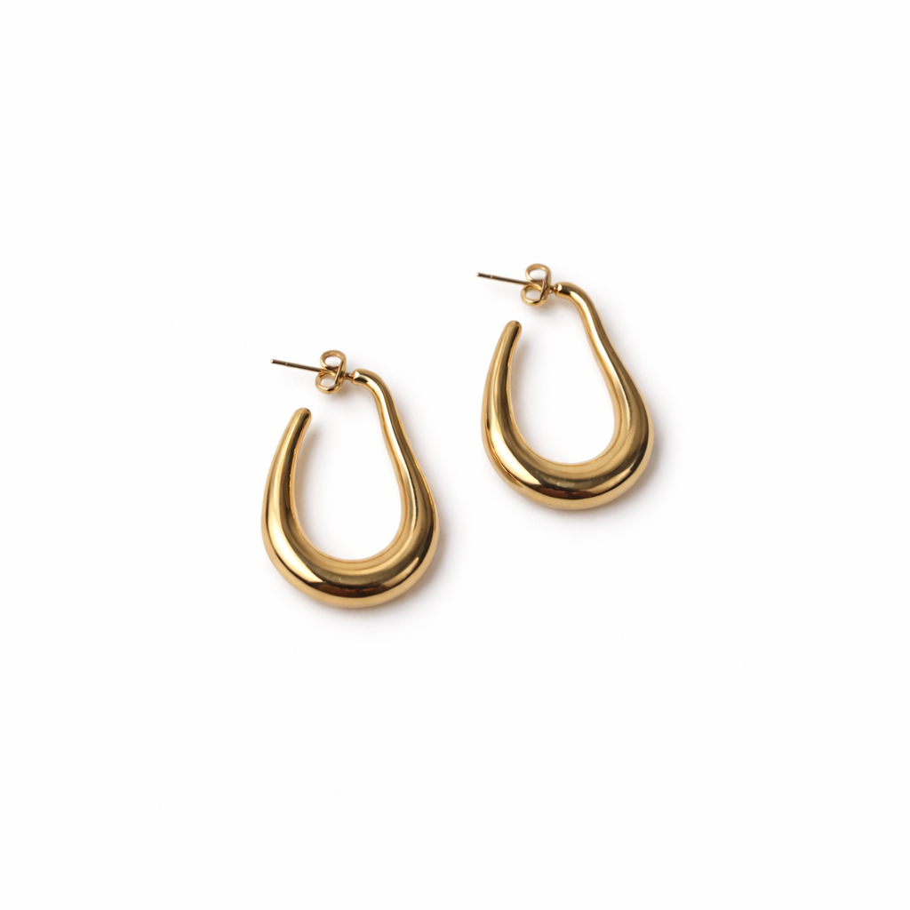 Aretes Cero Dorados
